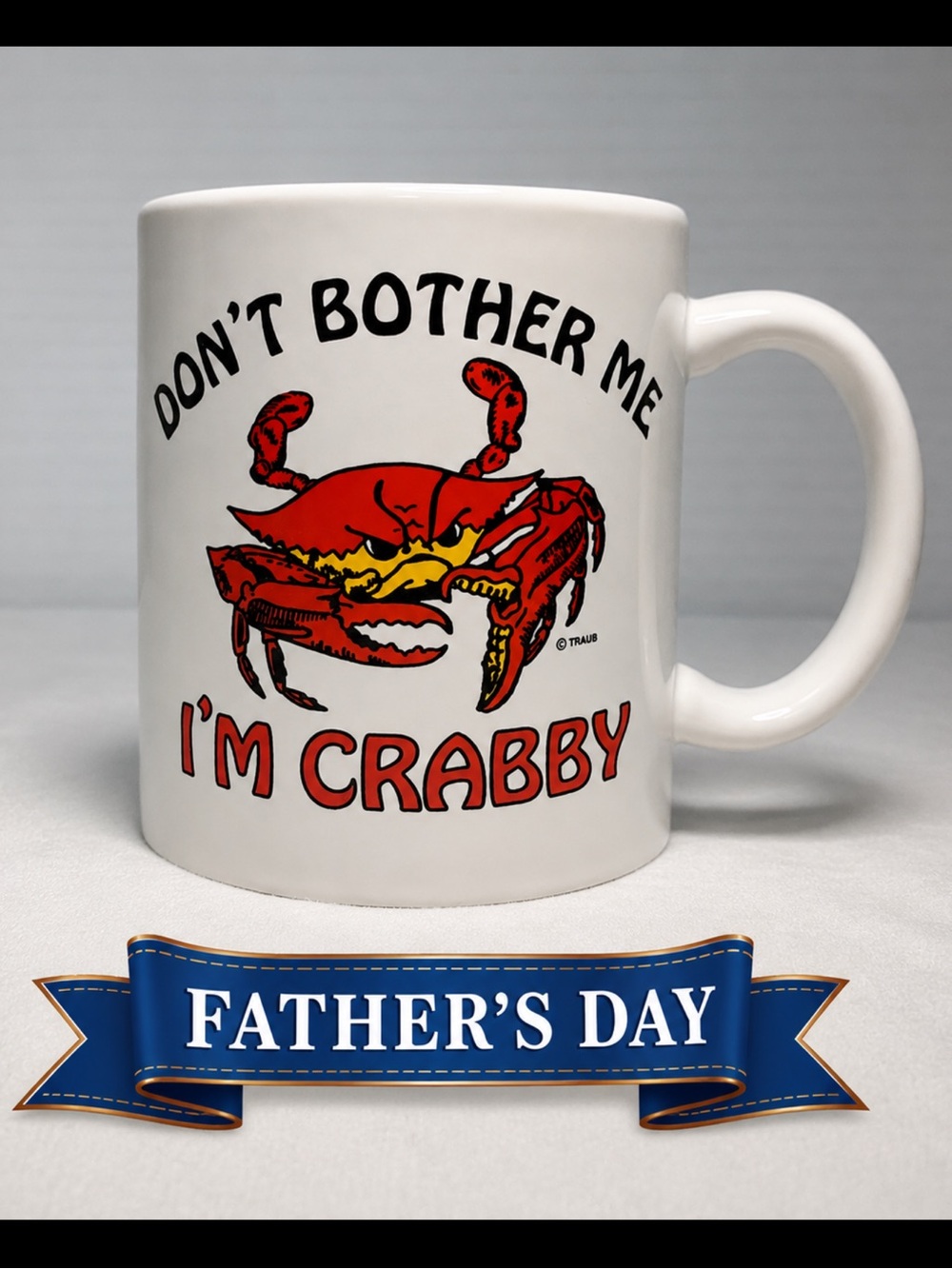 Crabby Mug Red Crab Coffee Cup Novelty Beach Seafood Maryland Souvenir Mug